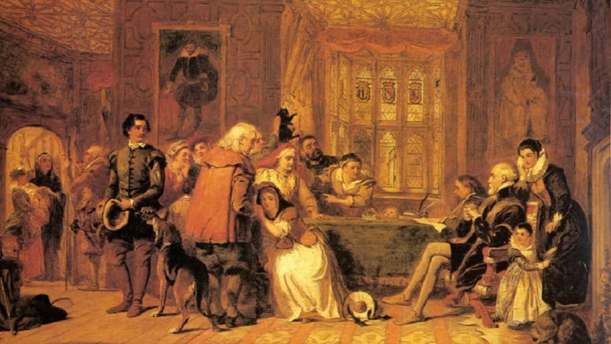 "El juicio de la bruja" (The Witch's Trial) de William Powell Frith