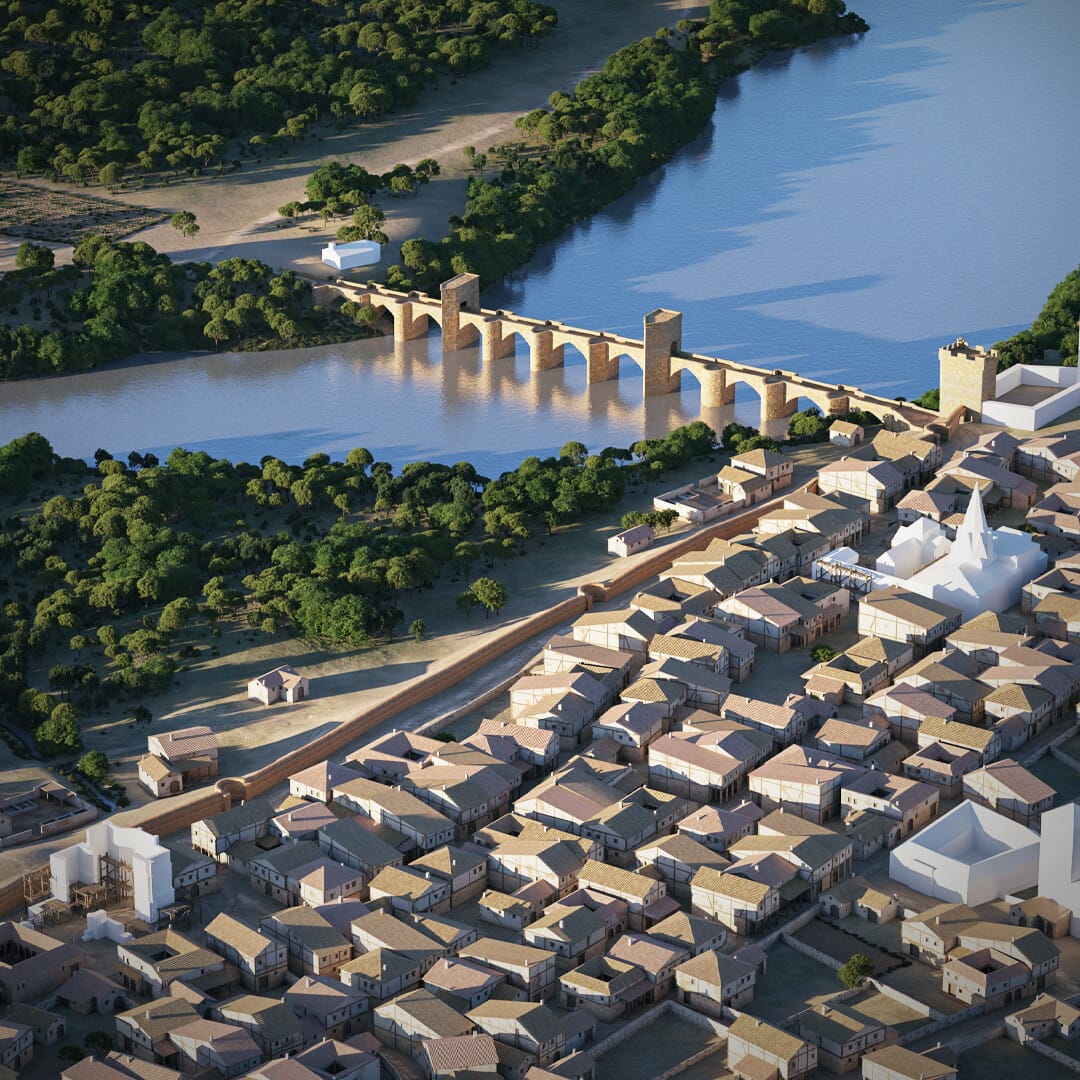 Interpretación de Logroño en 1521 ©David Pérez