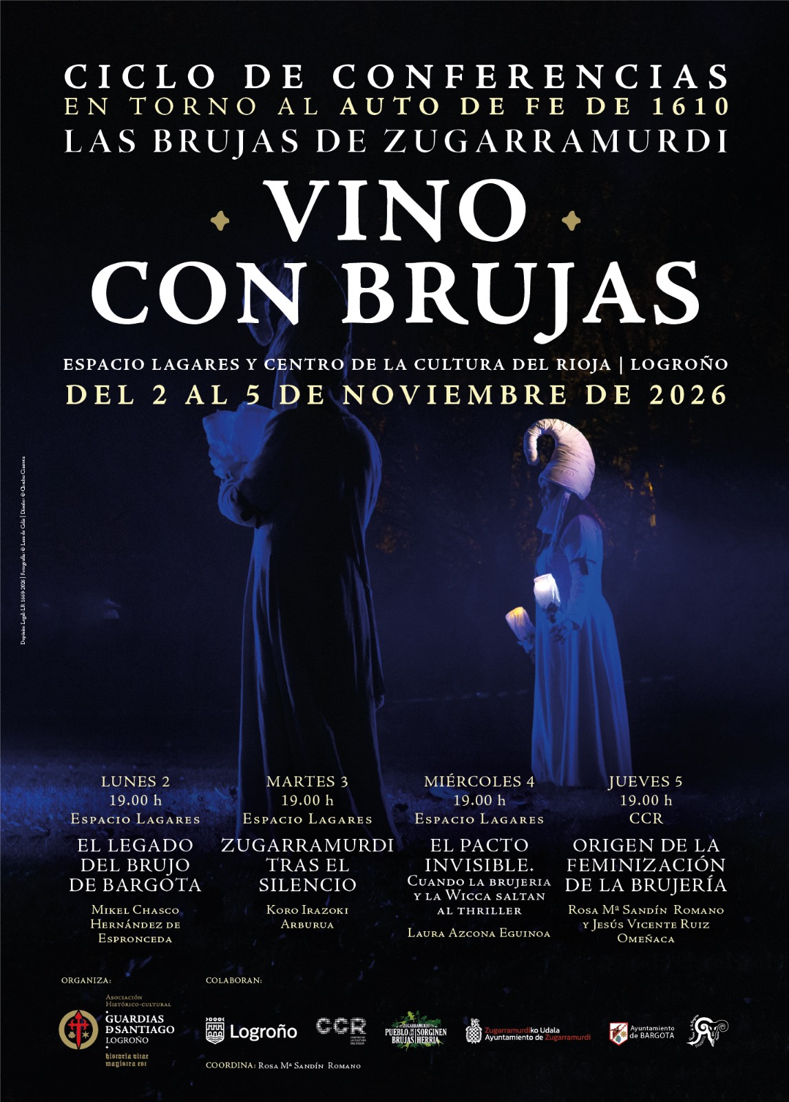 Cartel Conferencias Brujas de Zugarramurdi 2026